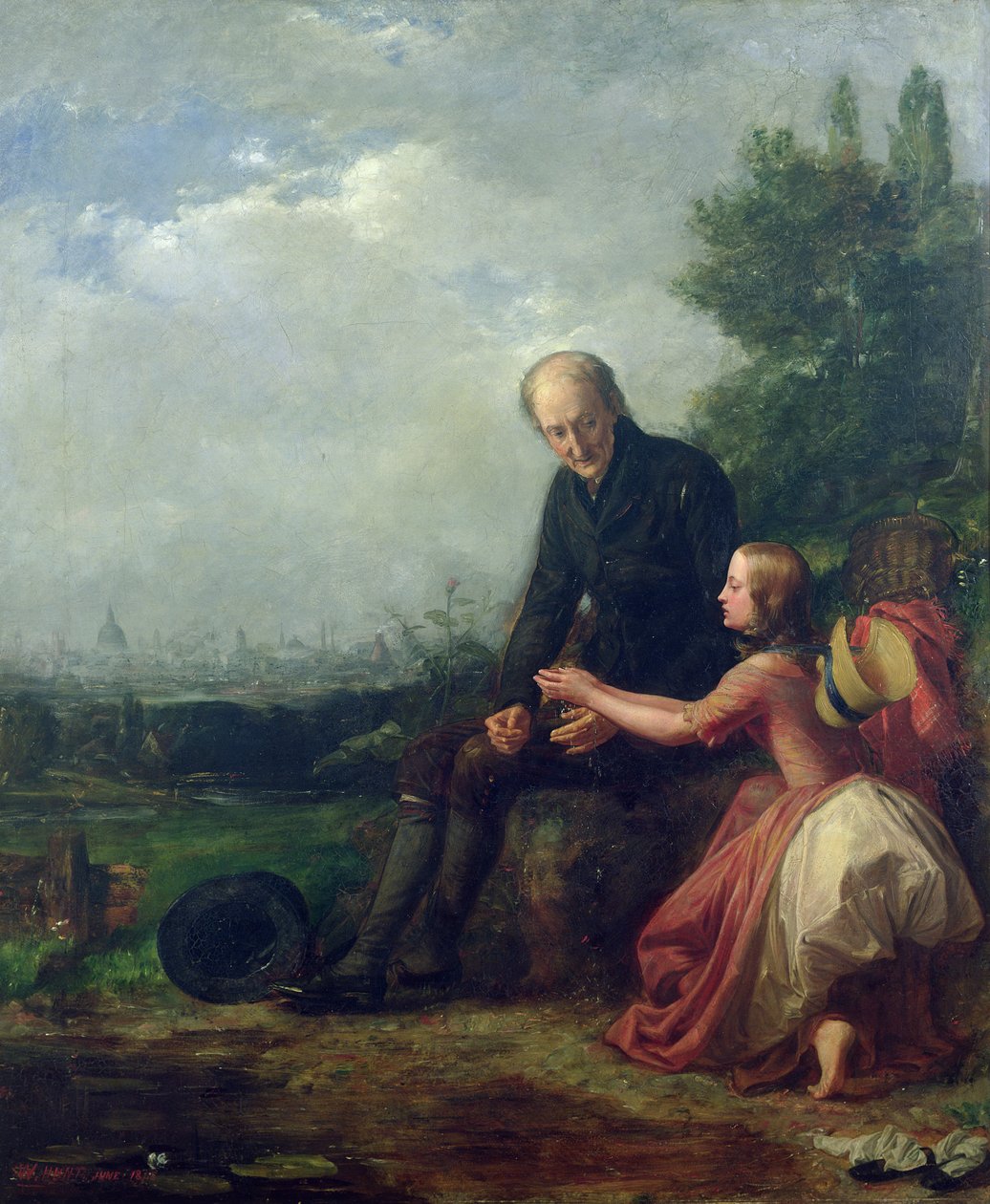 Little Nell e seu avô de William Holman Hunt
