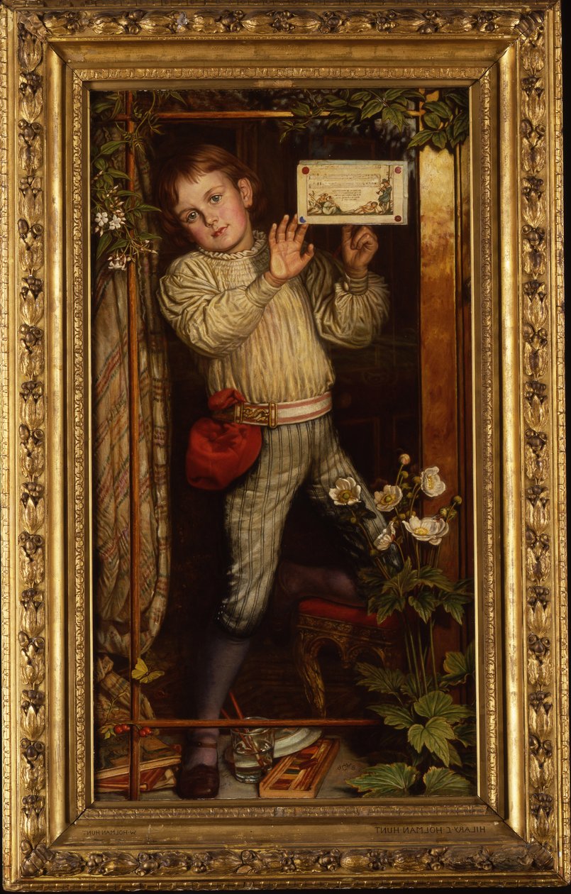 Mestre Hilary - O Marcador, 1886 de William Holman Hunt