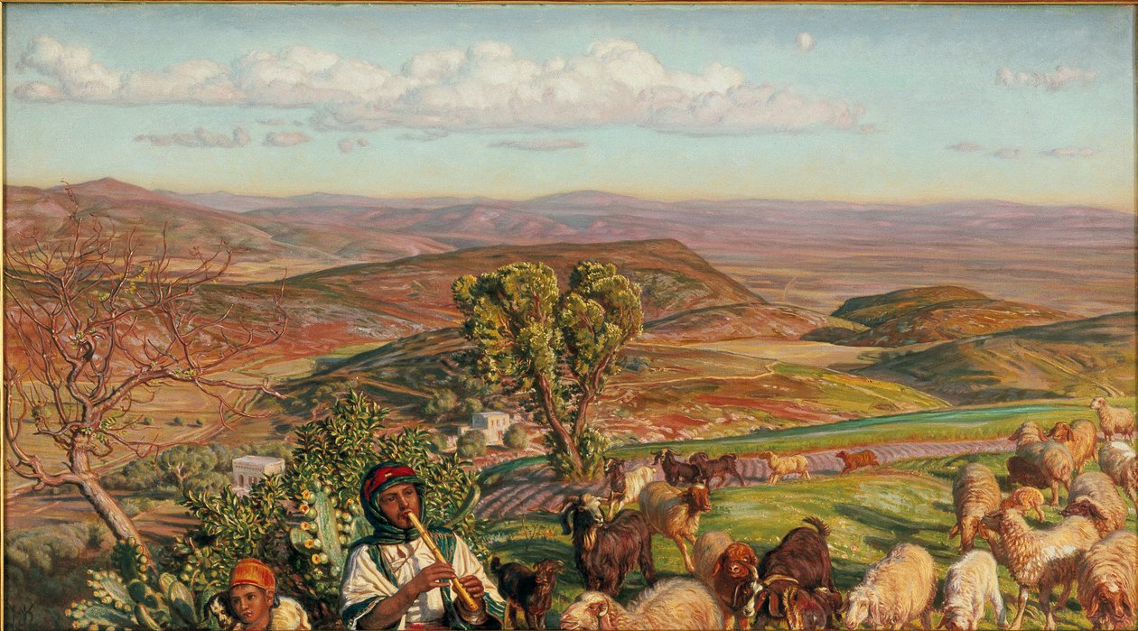 Planície de Esdraelon de Heights above Nazareth, 1876 de William Holman Hunt