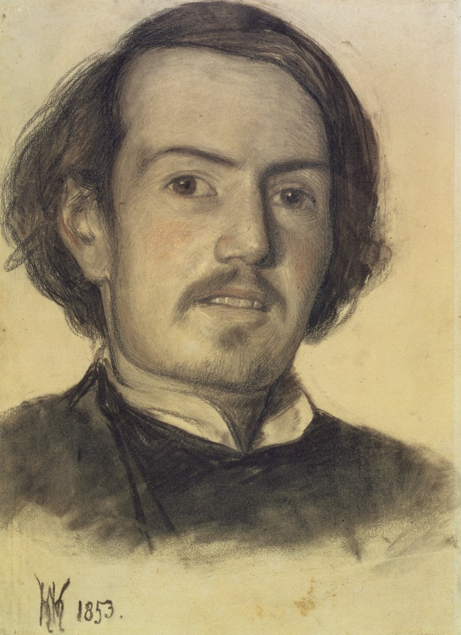 Retrato de Walter Howell Deverell, 1853 de William Holman Hunt