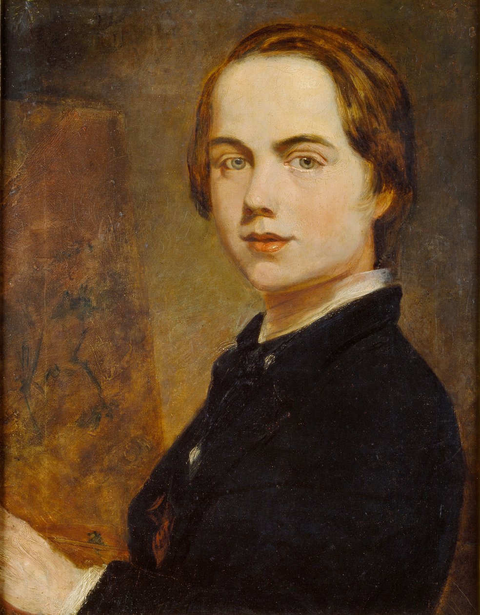 Auto-retrato aos 14 anos de idade, 1841 de William Holman Hunt