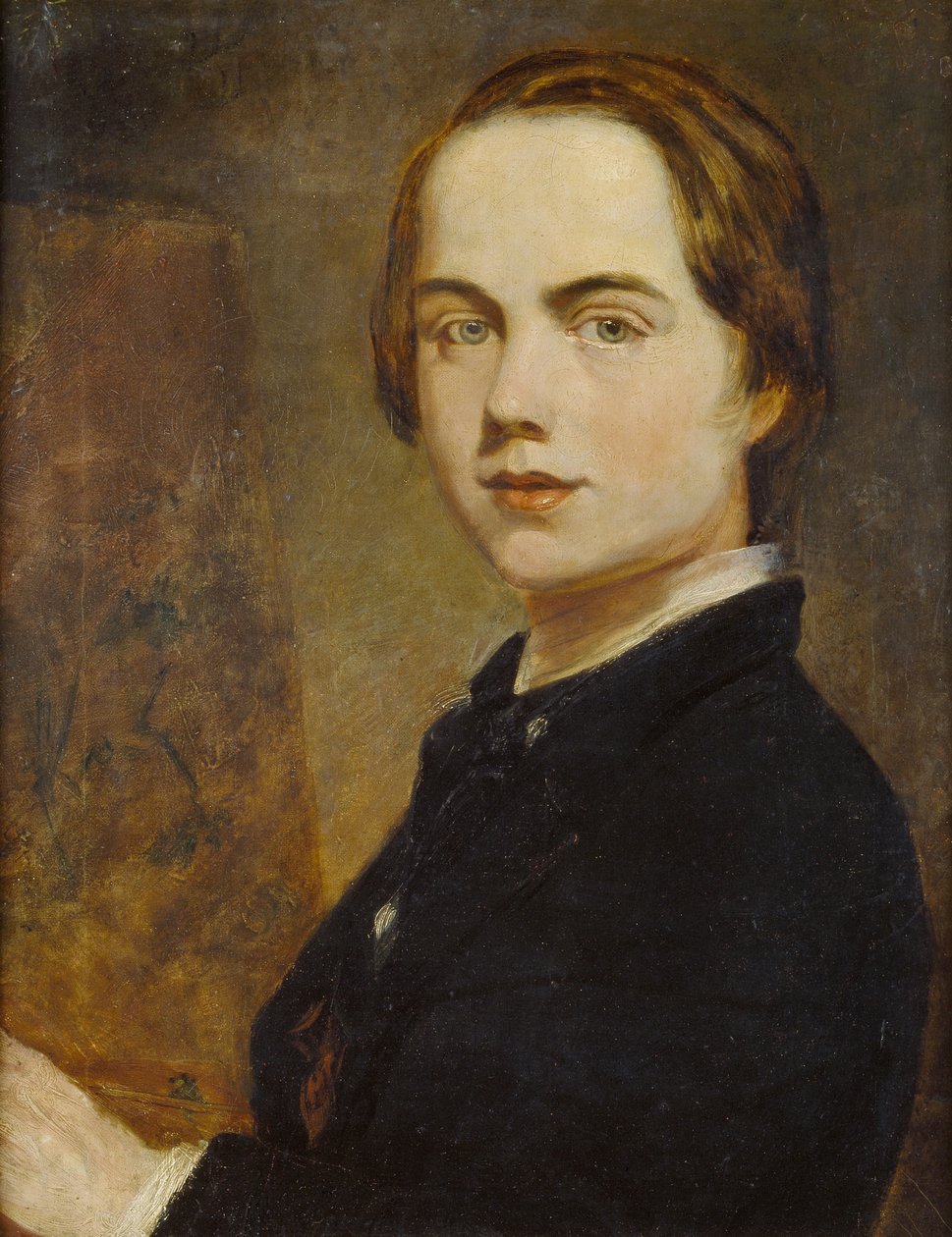 Auto-retrato aos 14 anos de idade, 1841 de William Holman Hunt