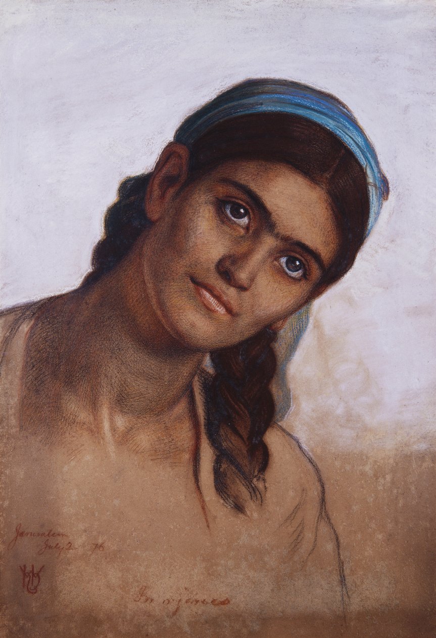 Estudo de uma mulher síria, 1876 de William Holman Hunt