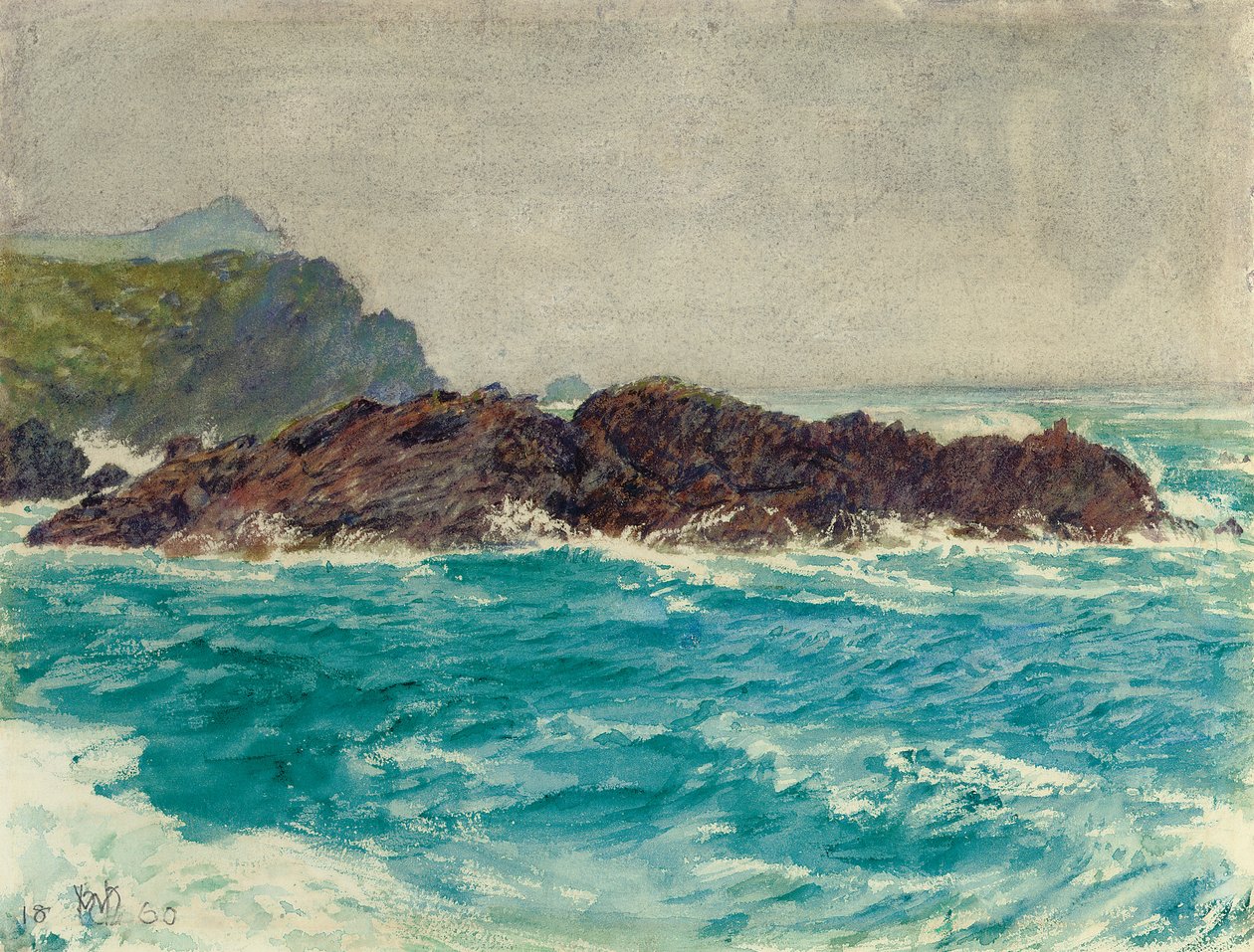 A costa da Cornualha de William Holman Hunt