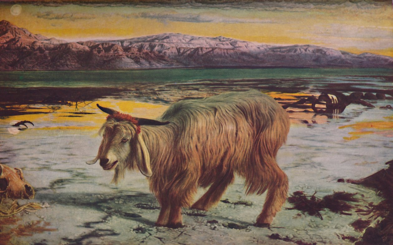 O bode expiatório, 1856, c1950. de William Holman Hunt