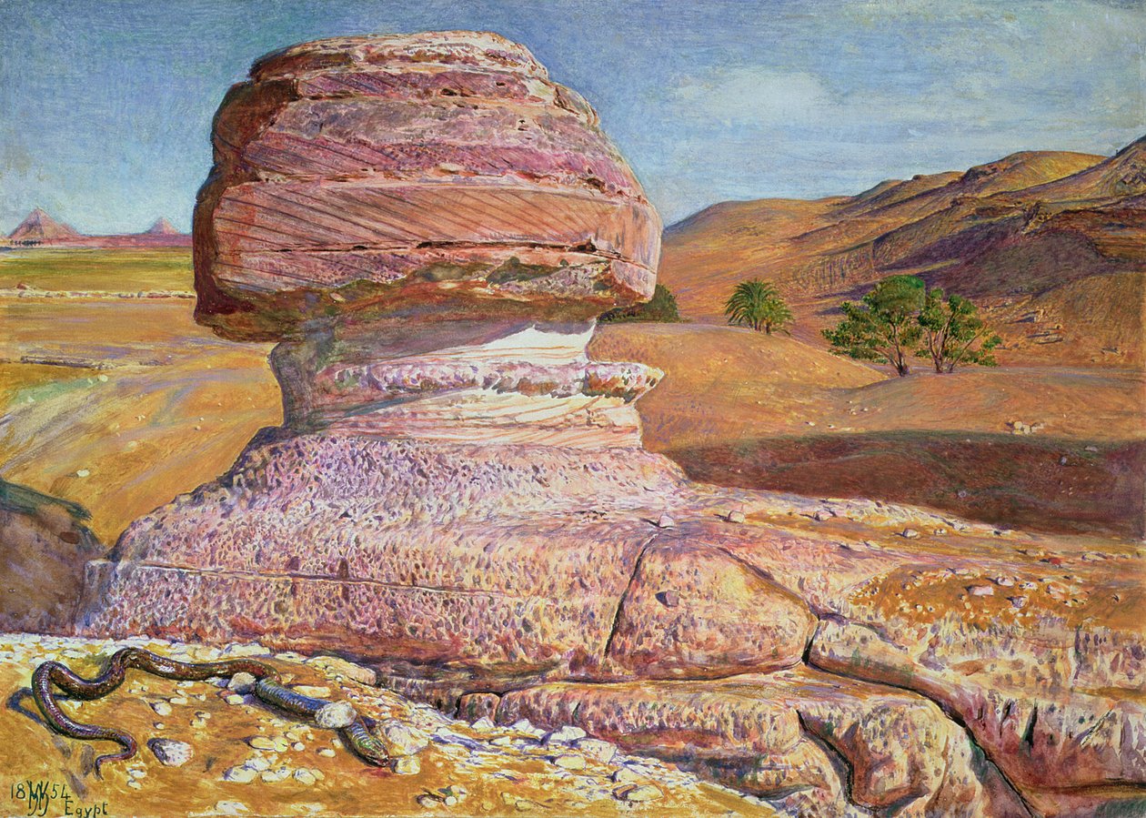 A Esfinge de Gizé, 1854 de William Holman Hunt