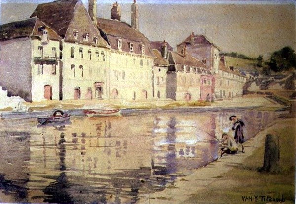 Quimperle (aguarela sobre papel) de William Holt Yates Titcomb