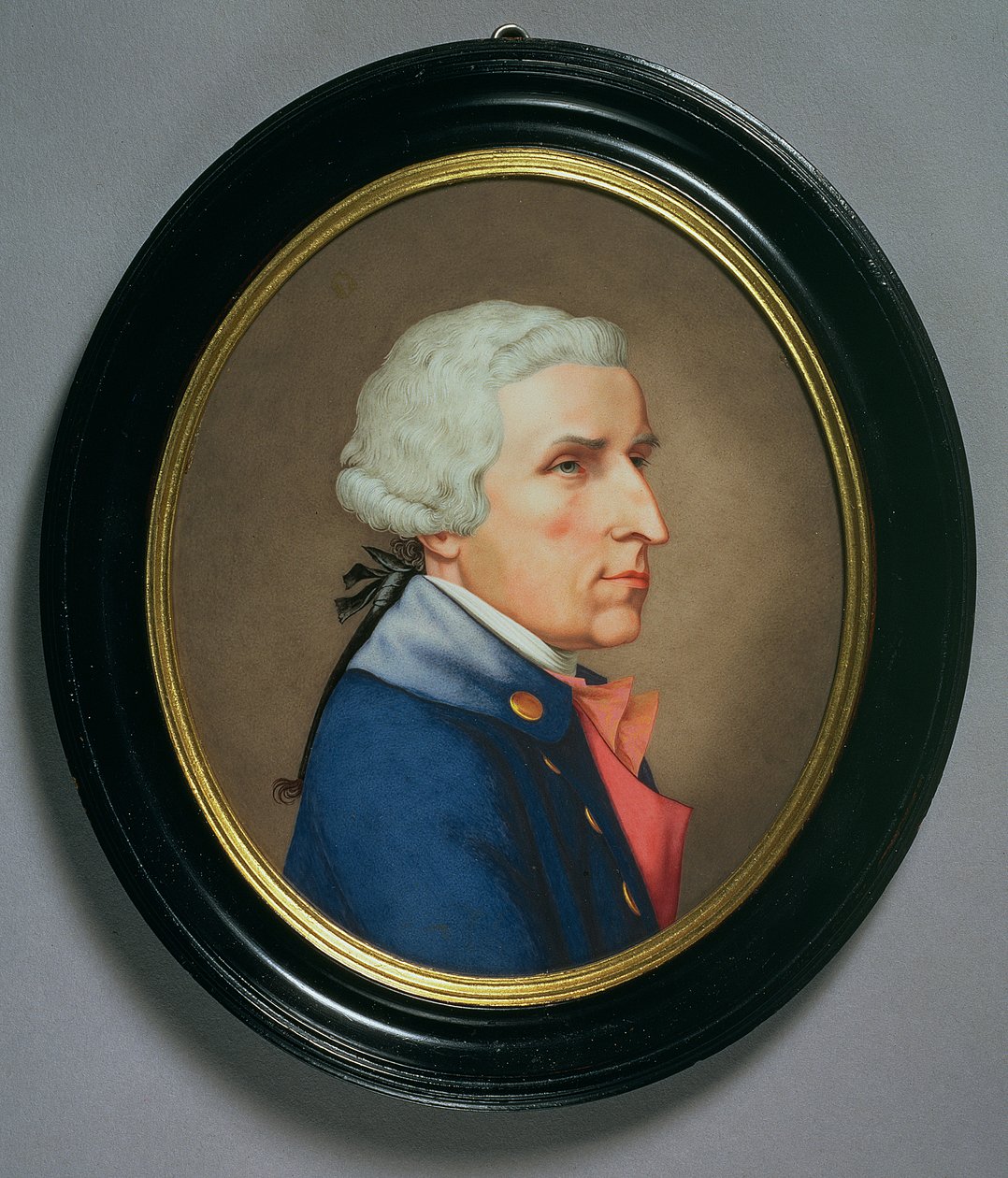 Retrato de Sir William Hamilton, c.1802 (esmalte em cobre) de William Hopkins Craft