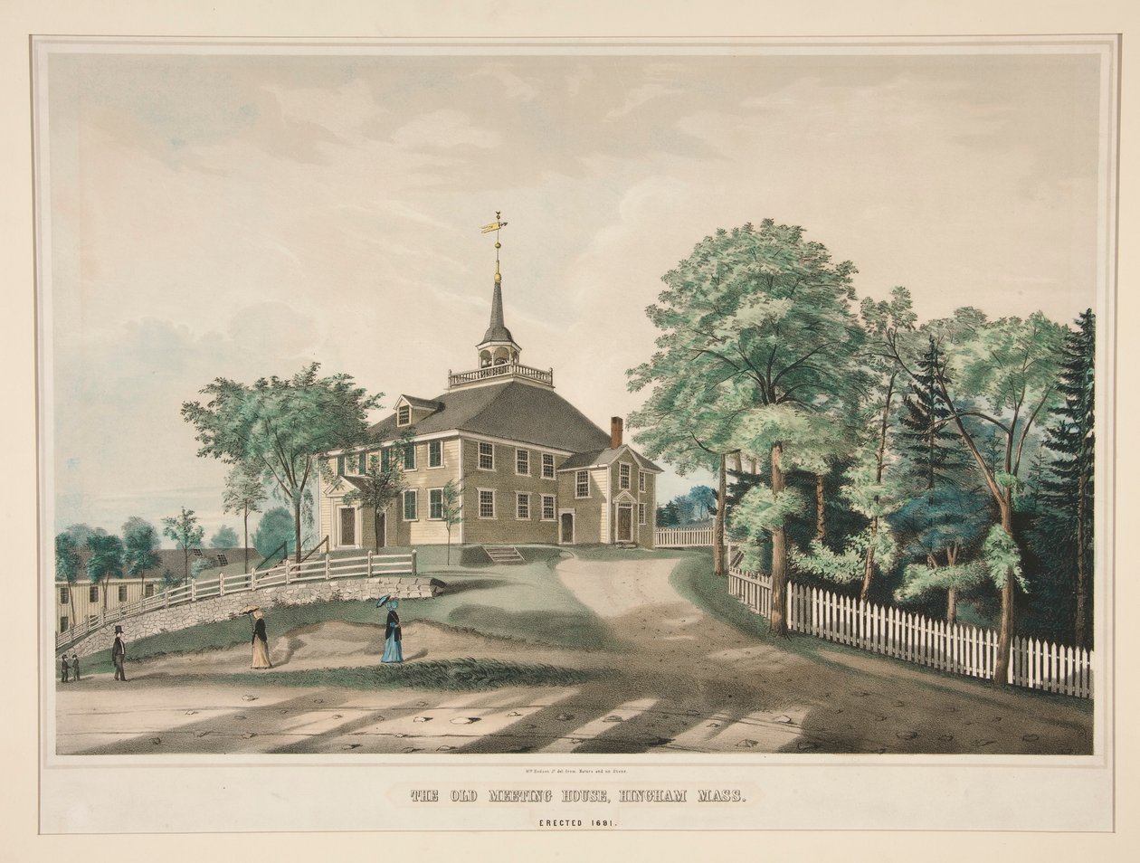 The Old Meeting House, Hingham, Mass. de William Hudson