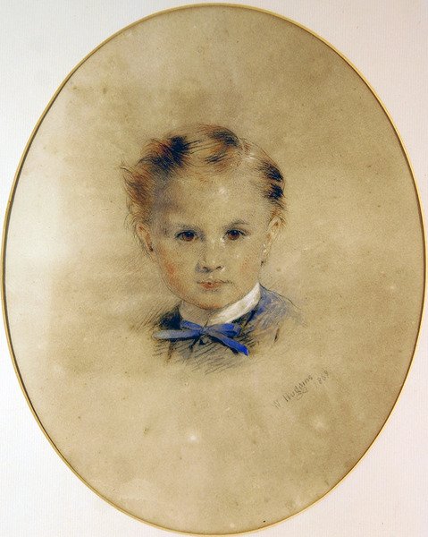 Retrato de um Menino de William Huggins