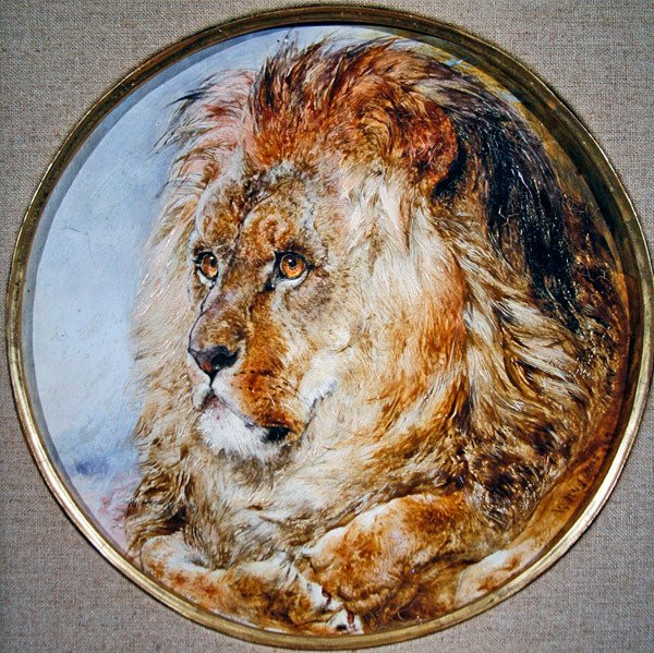 Retrato de um Leão de William Huggins