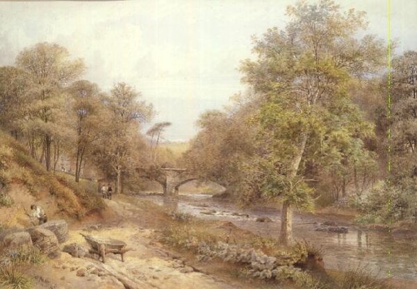 Exploração de pedreiras junto ao rio de William Hull
