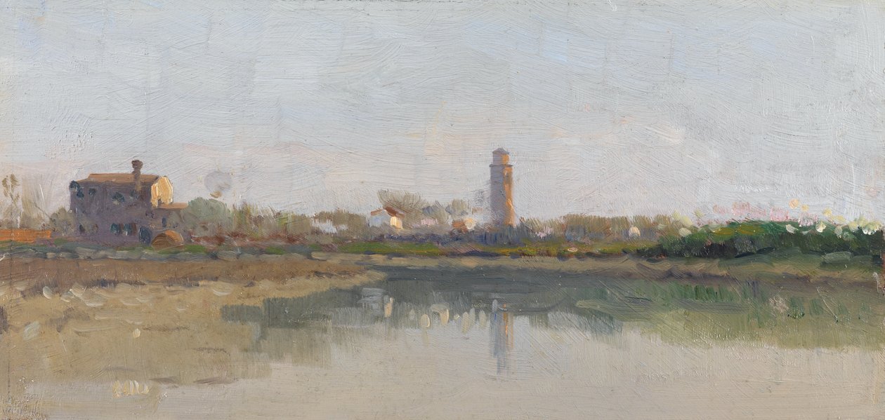 Uma ilha veneziana da lagoa de William Hulton