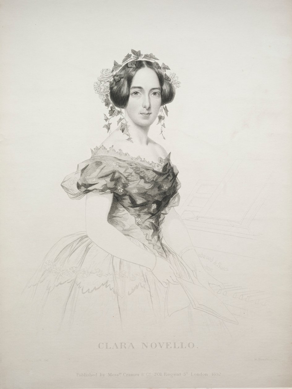 Clara Novello, 1852. de William Humphreys
