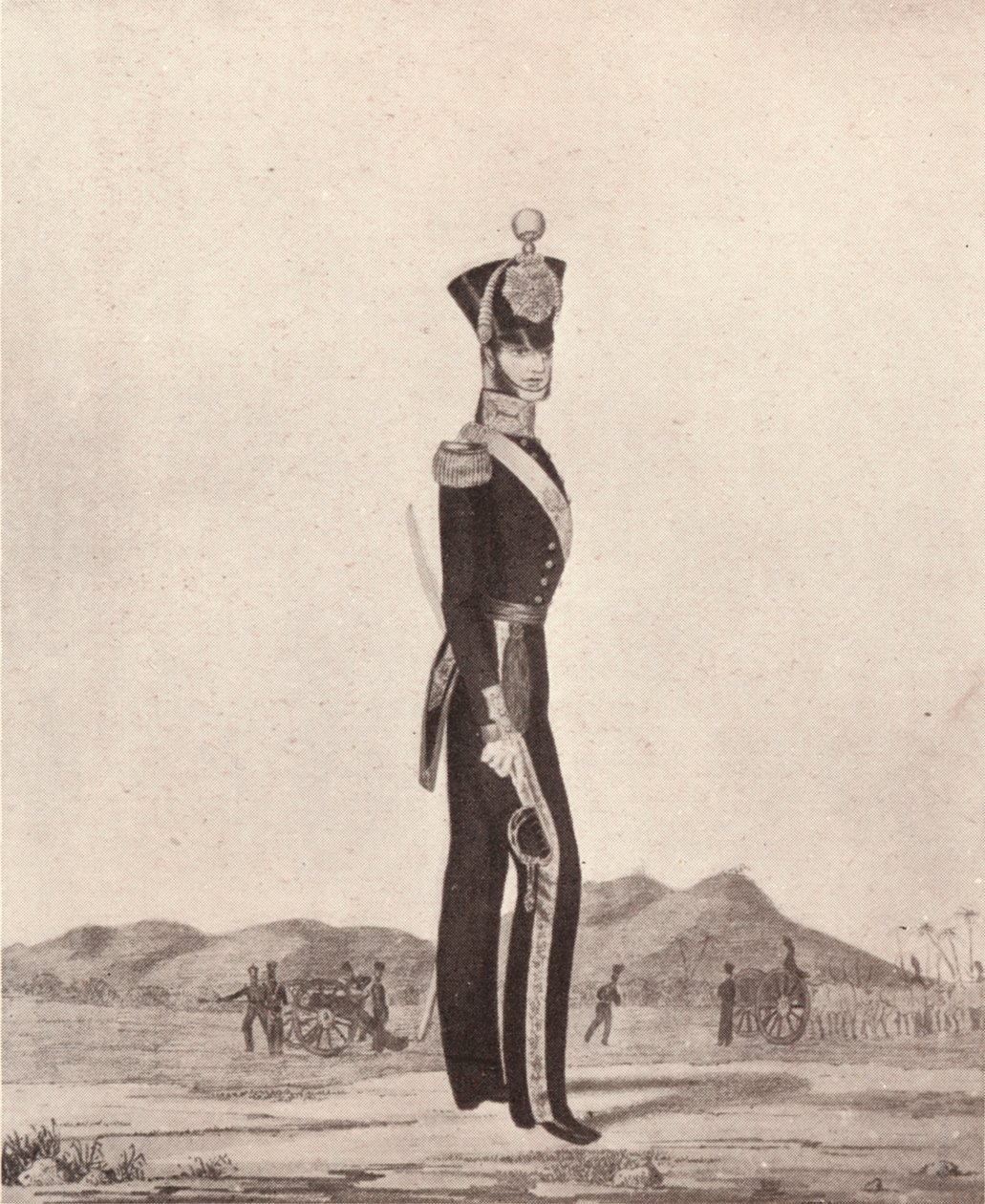 Oficiais da artilharia do exército de Madras, 1841 1909 de William Hunsley