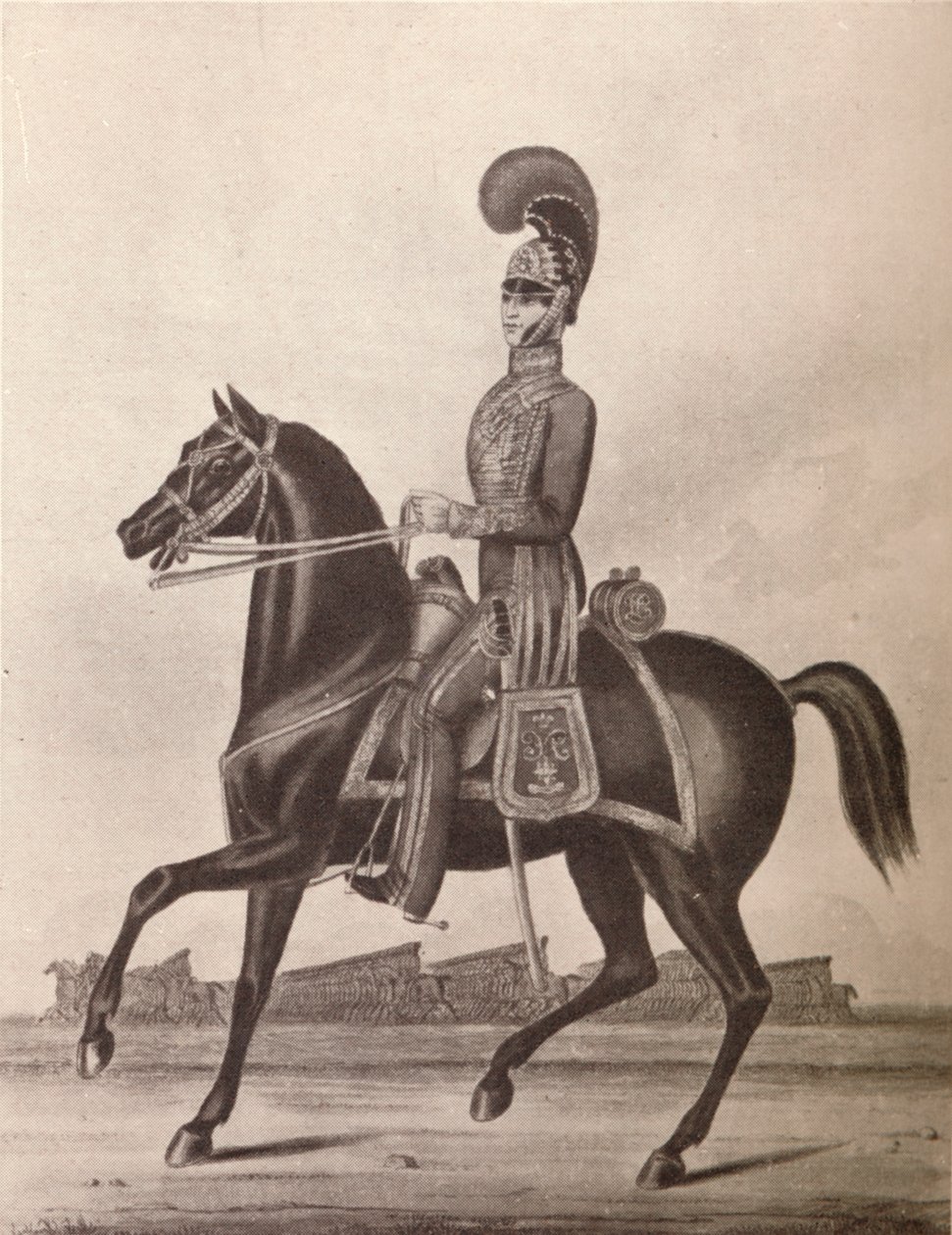 Oficiais da cavalaria leve do exército de Madras, 1841 1909 de William Hunsley
