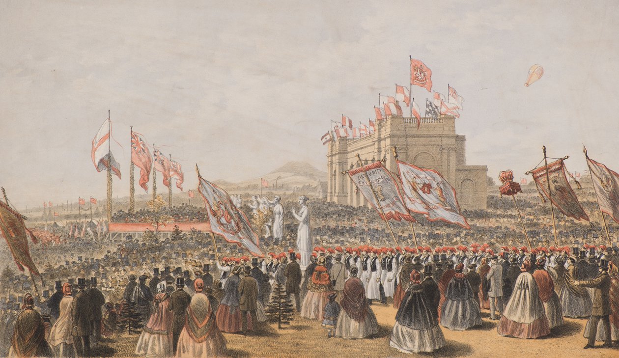 Abertura do Baxter Park Dundee 9 de setembro de 1863 de William Husband McFarlane