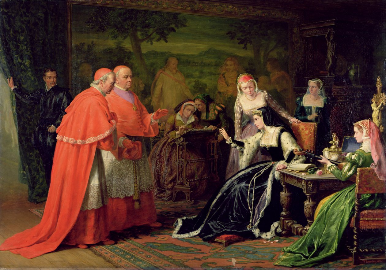 Catarina de Aragão, de "Henrique VIII" de William Shakespeare de William III Bromley
