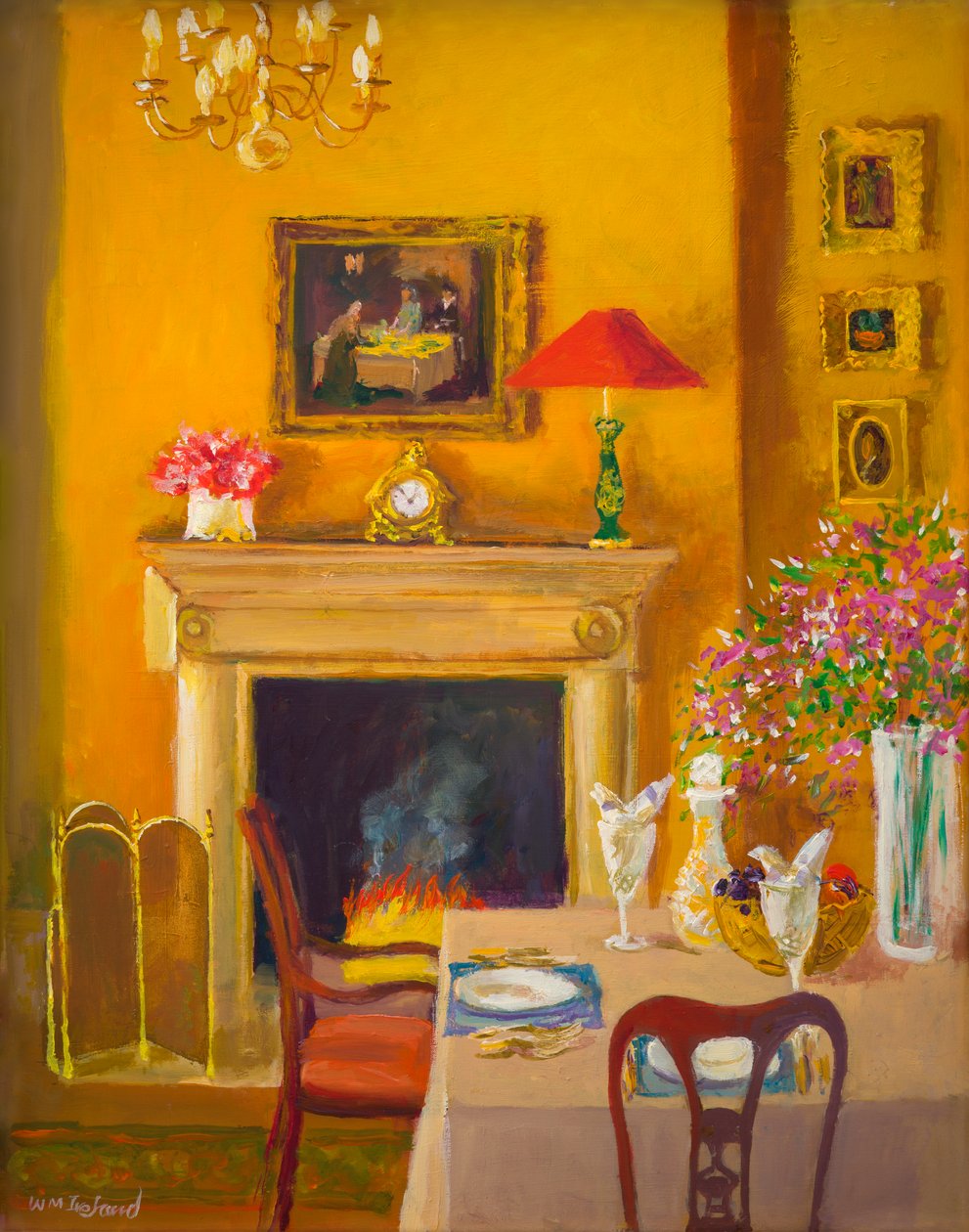 Dourado (óleo a bordo) de William Ireland