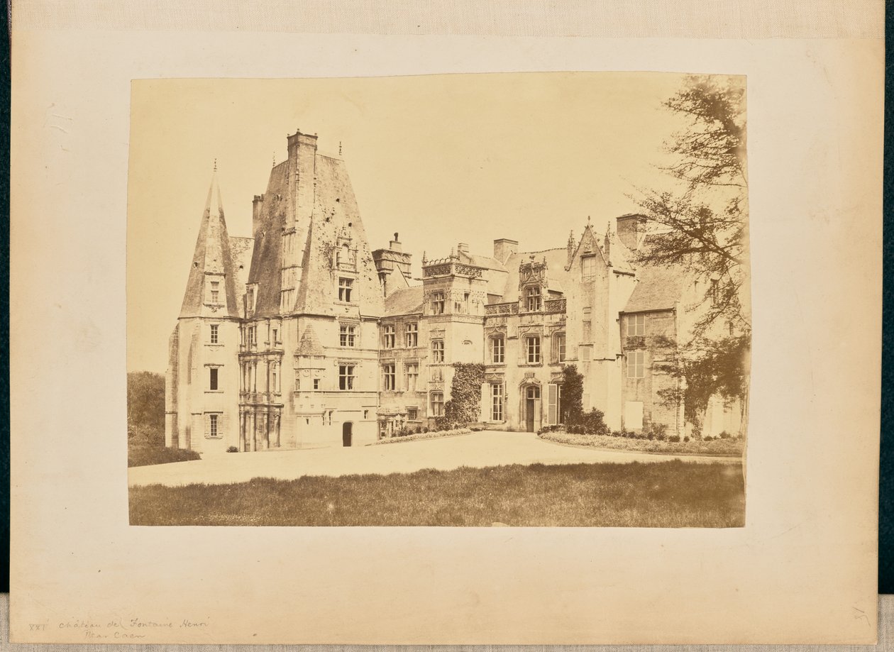 Château de Fontaine-Henri, perto de Caen de William J. Stillman