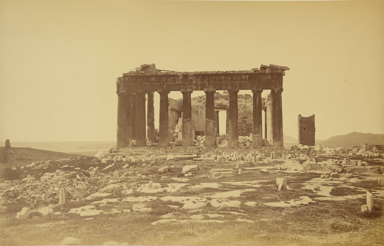 Parthenon, face oriental. de William J. Stillman