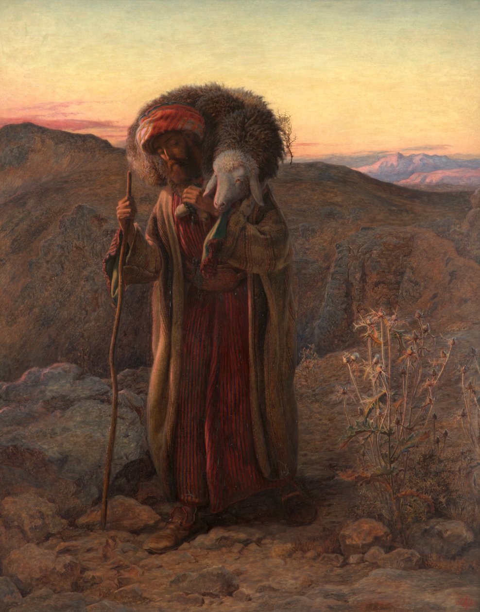 A ovelha perdida, 1864 de William J. Webbe or Webb