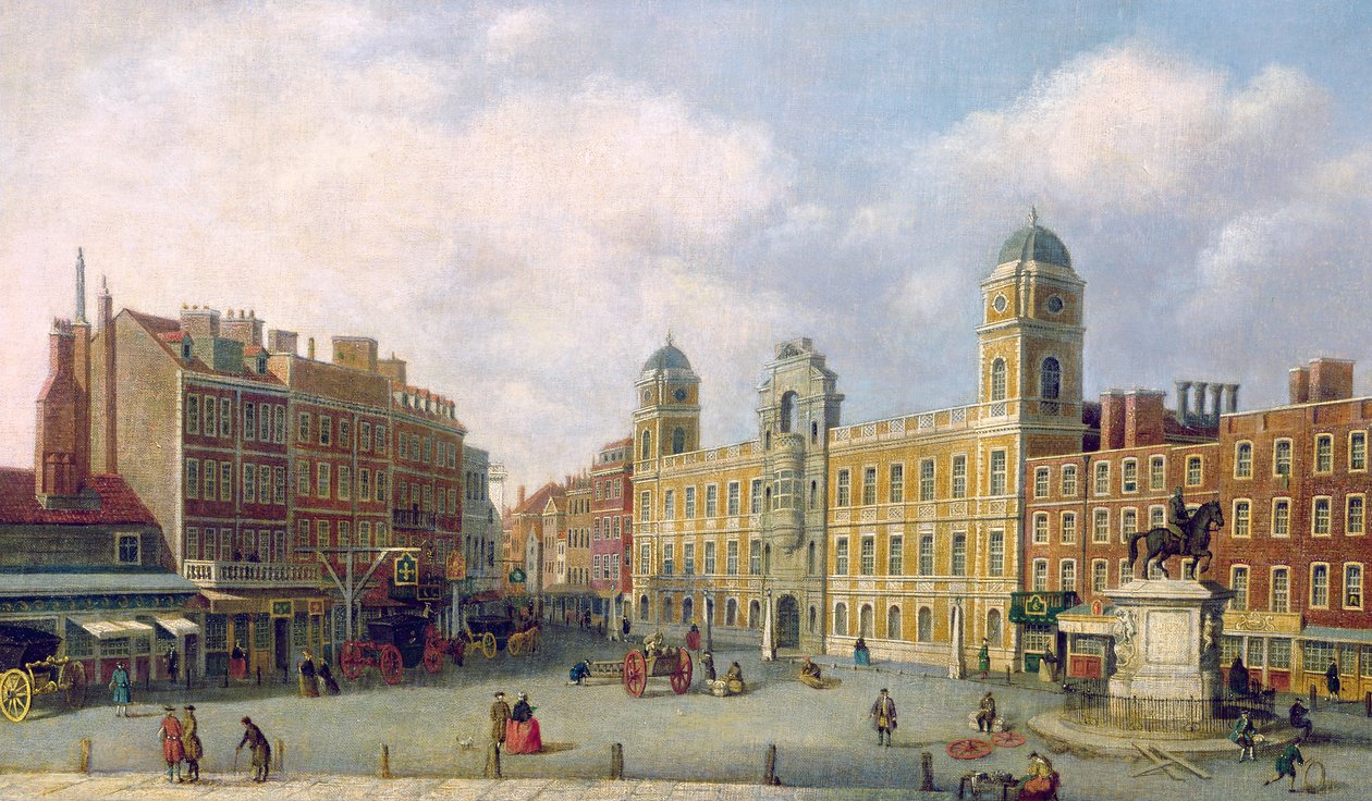 Vista da Casa de Northumberland, c.1770 de William James