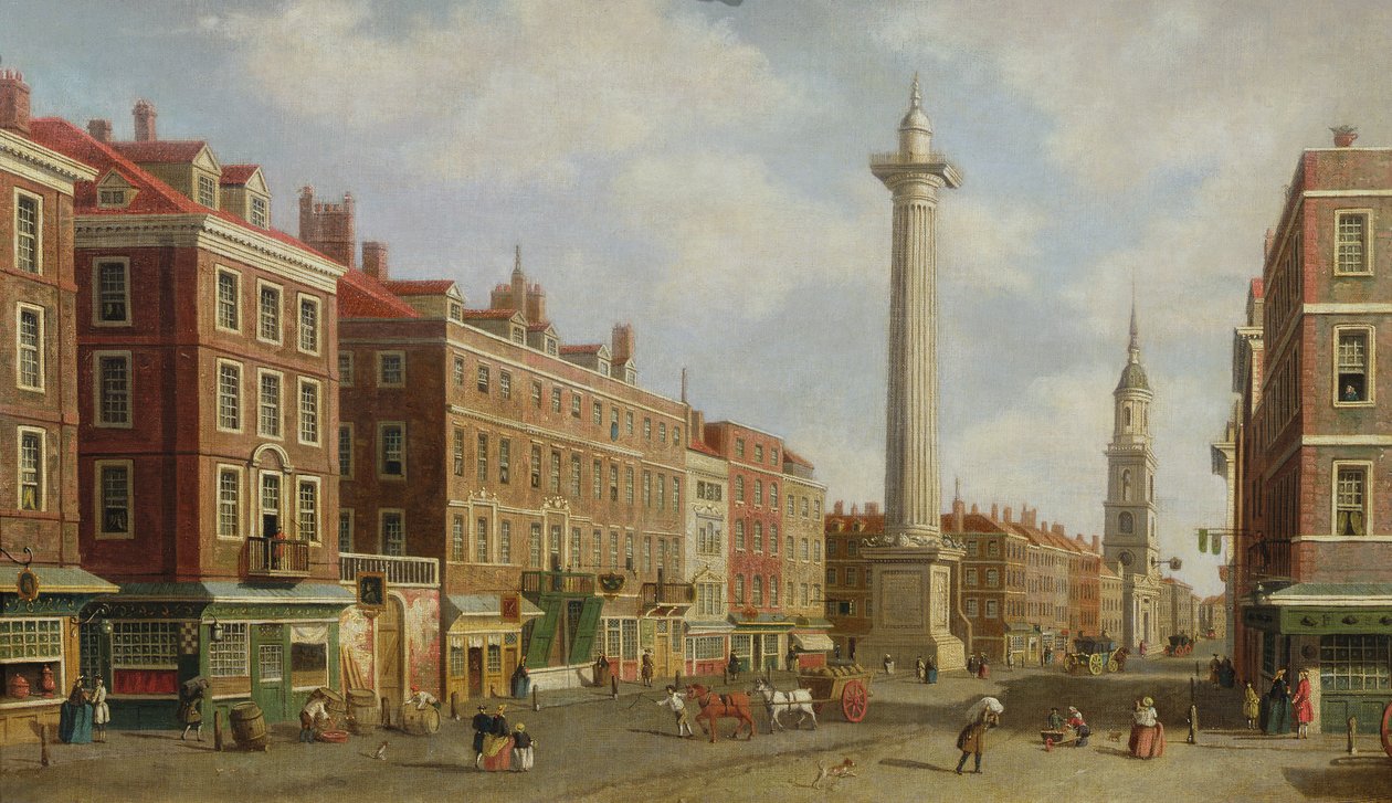 Vista do Monumento, c.1770 de William James