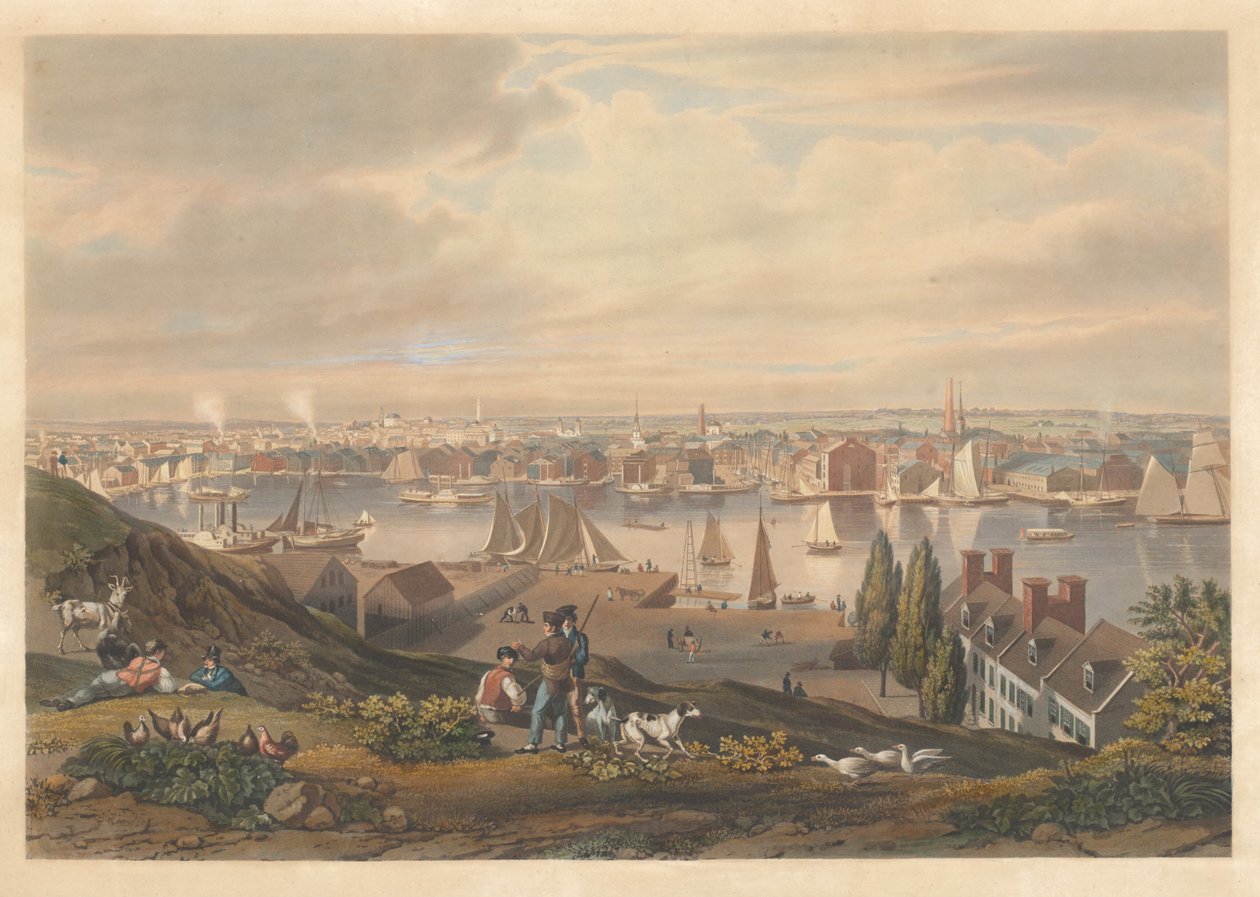 Baltimore vista de Federal Hill de William James Bennett