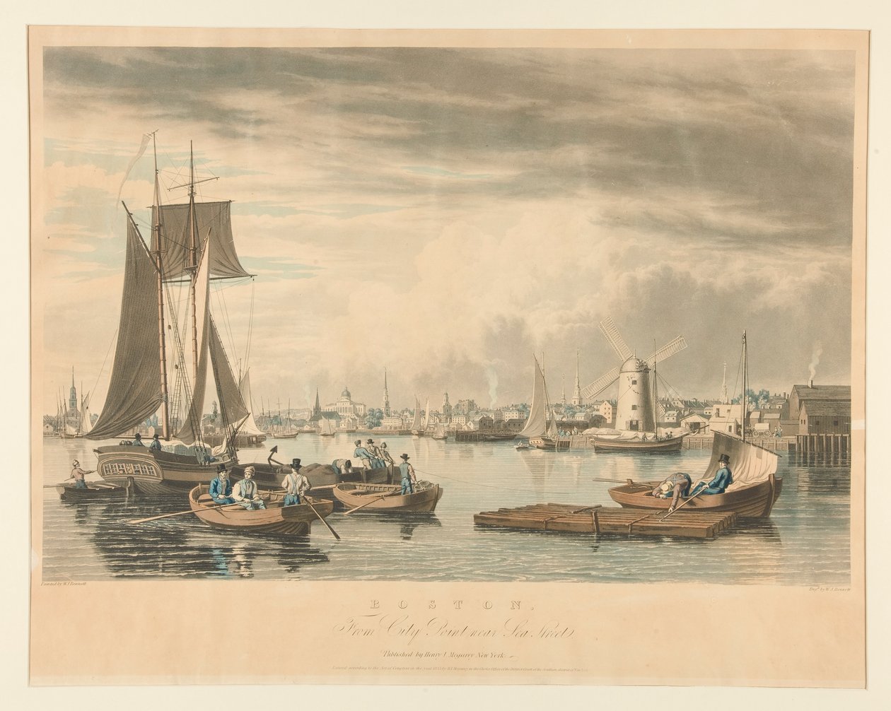 Boston / De City Point Perto da Sea Street de William James Bennett