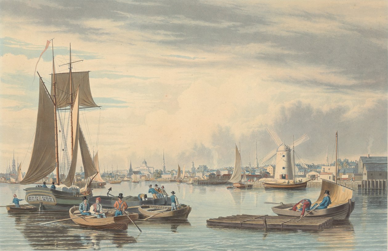Boston: De City Point, perto da Sea Street. de William James Bennett
