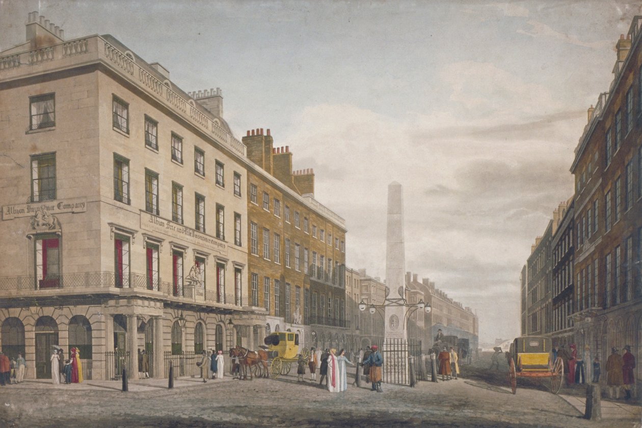 New Bridge Street, City of London, 1809 de William James Bennett
