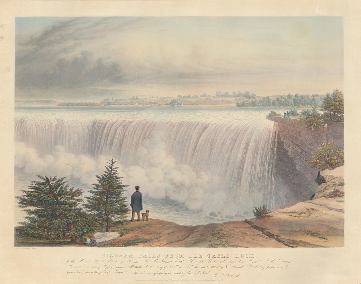Cataratas do Niágara da Table Rock de William James Bennett