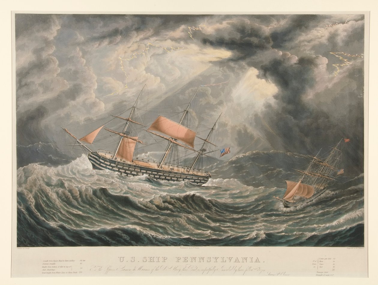 U.S. Ship Pennsylvannia de William James Bennett