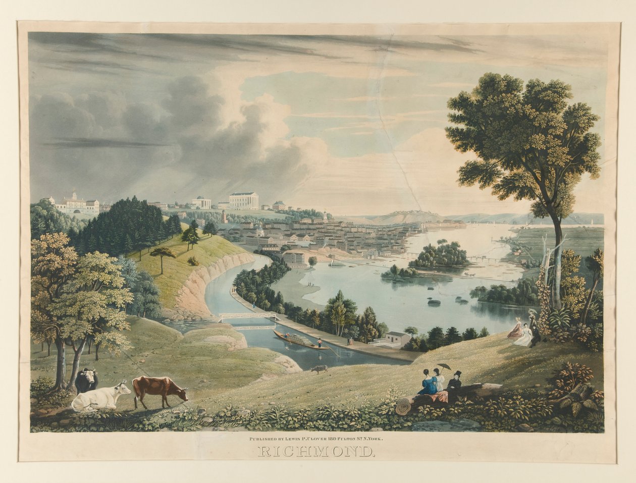 Vista de Richmond de William James Bennett