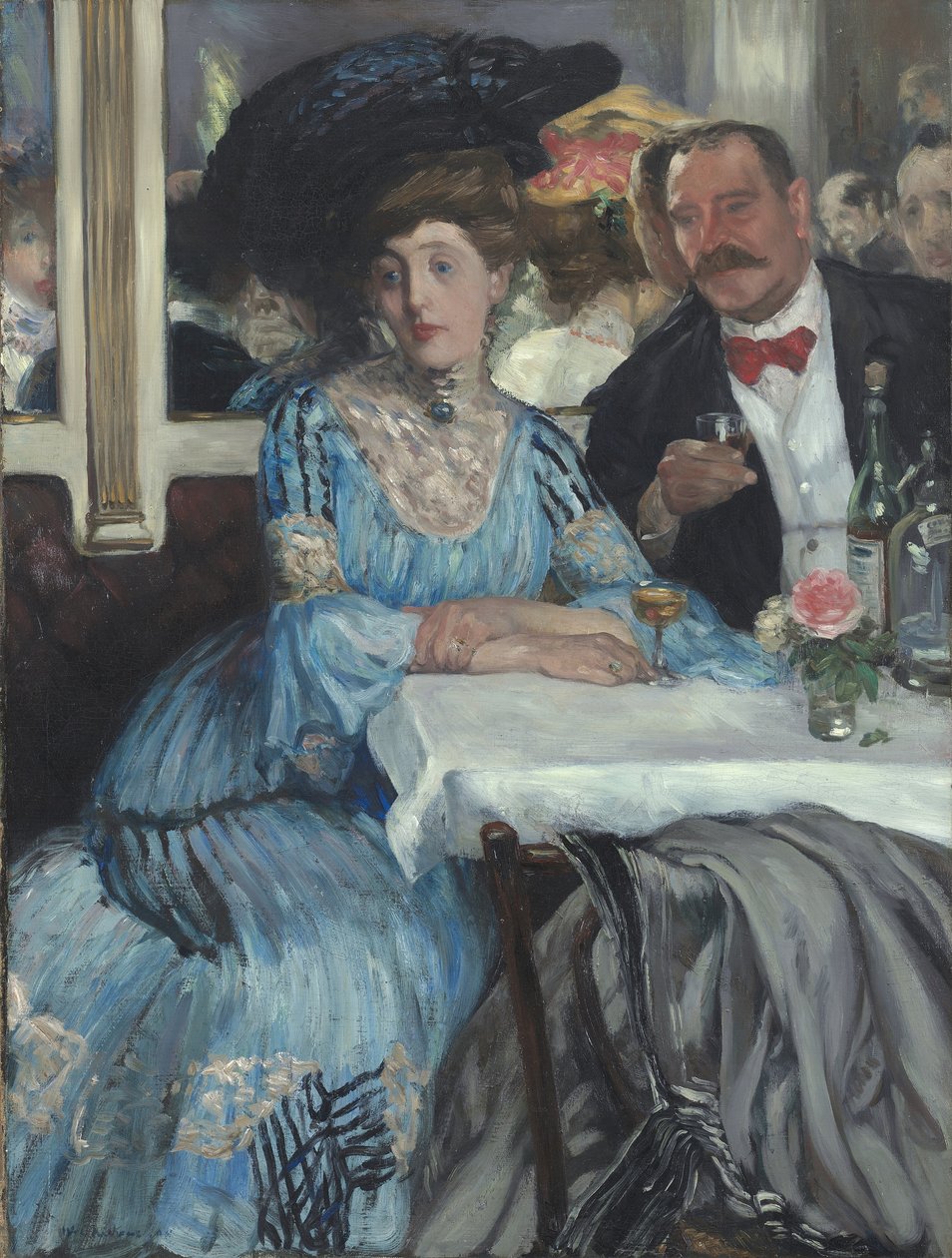 Na Mouquin "s, 1905 de William James Glackens