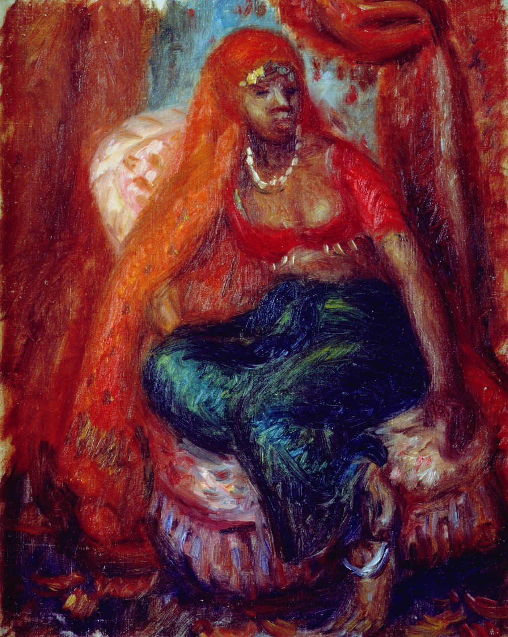 Mulher negra em Traje de William James Glackens