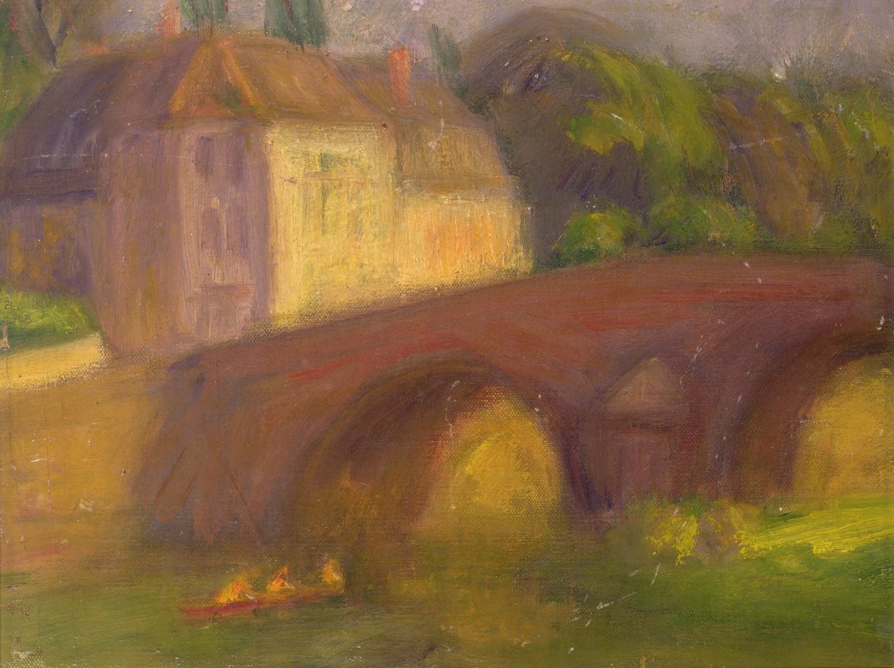 Ponte (óleo sobre tela) de William James Glackens