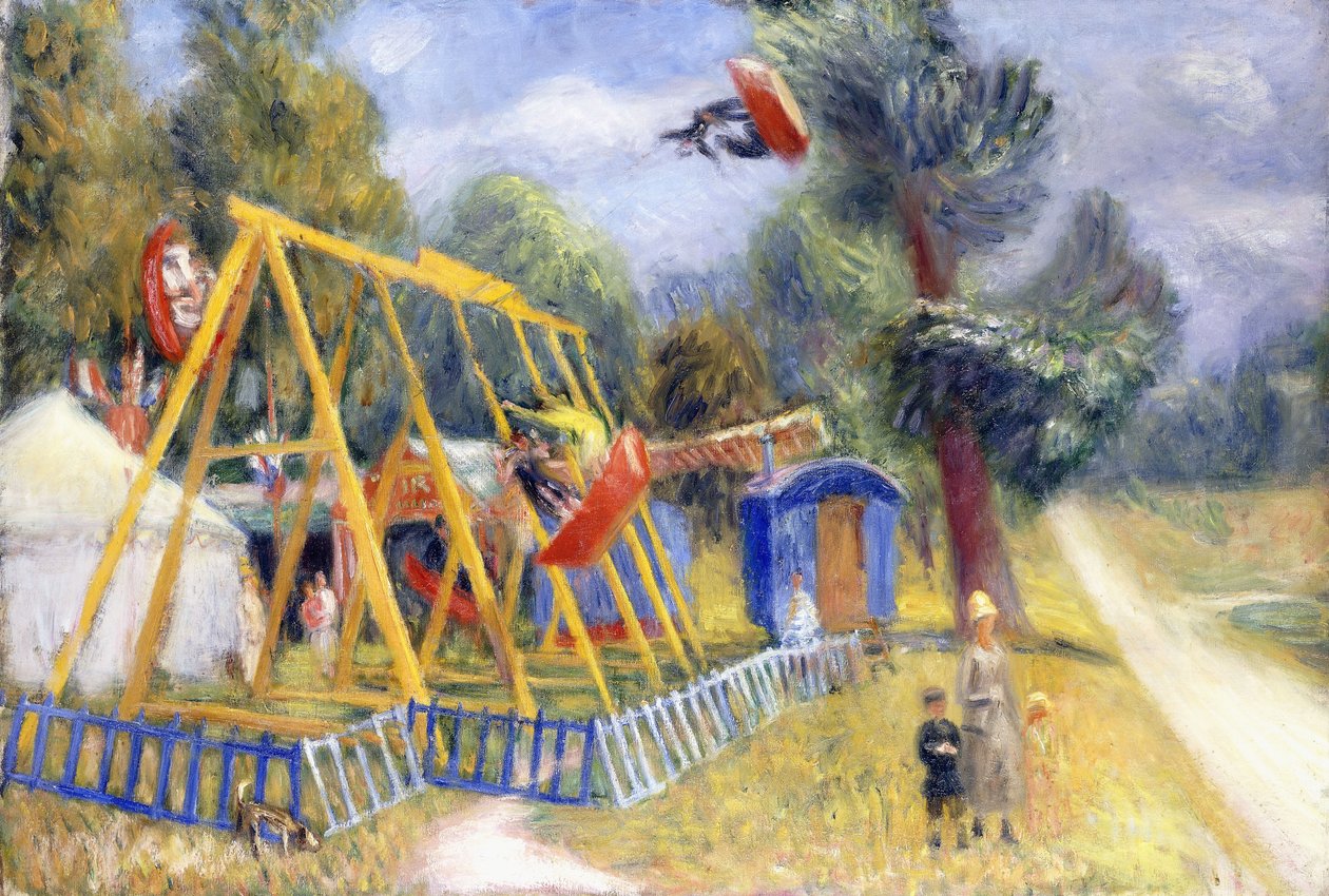 Feira Francesa, c.1927 (óleo sobre tela) de William James Glackens