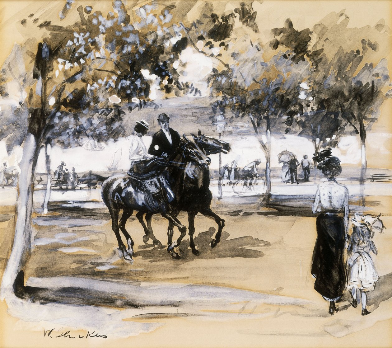 Riverside Drive de William James Glackens