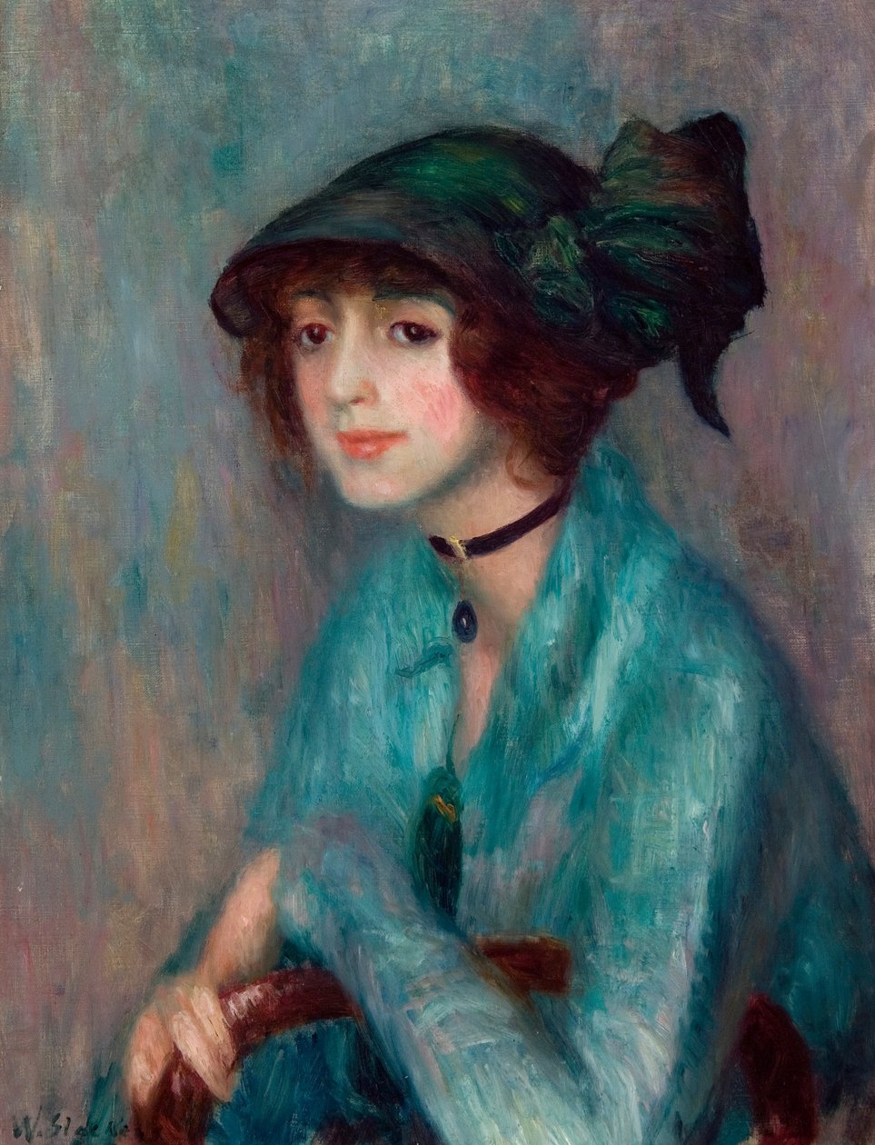 A Morena de William James Glackens