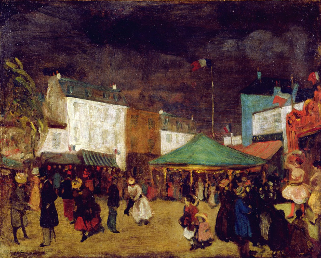 A feira do condado, c.1895 de William James Glackens