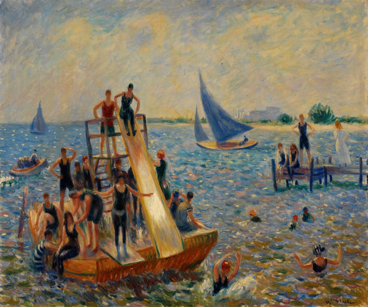 A jangada de William James Glackens