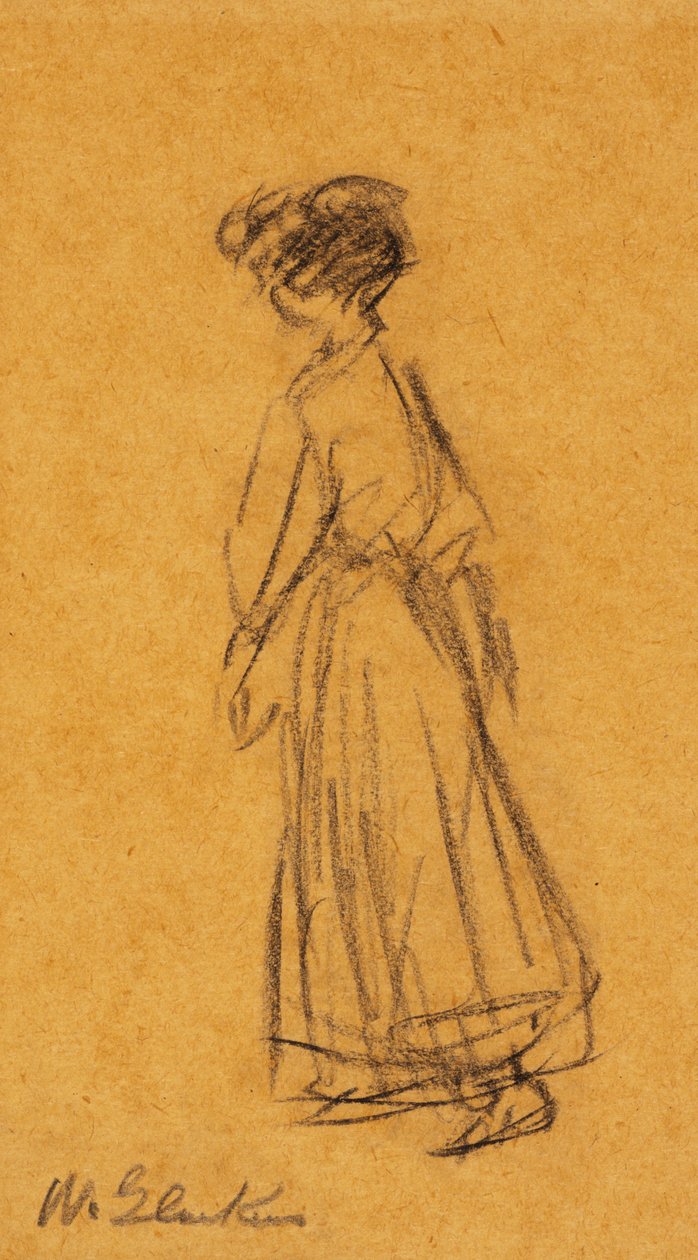 Mulher andando de William James Glackens