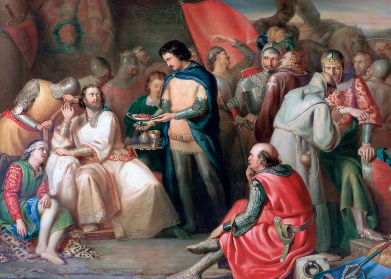 Após a batalha de Loitiers, c1850-1866 de William James Grant