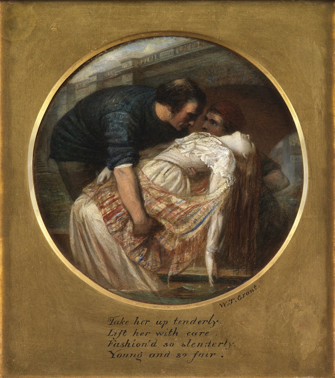 A Ponte dos Suspiros (óleo sobre painel) de William James Grant