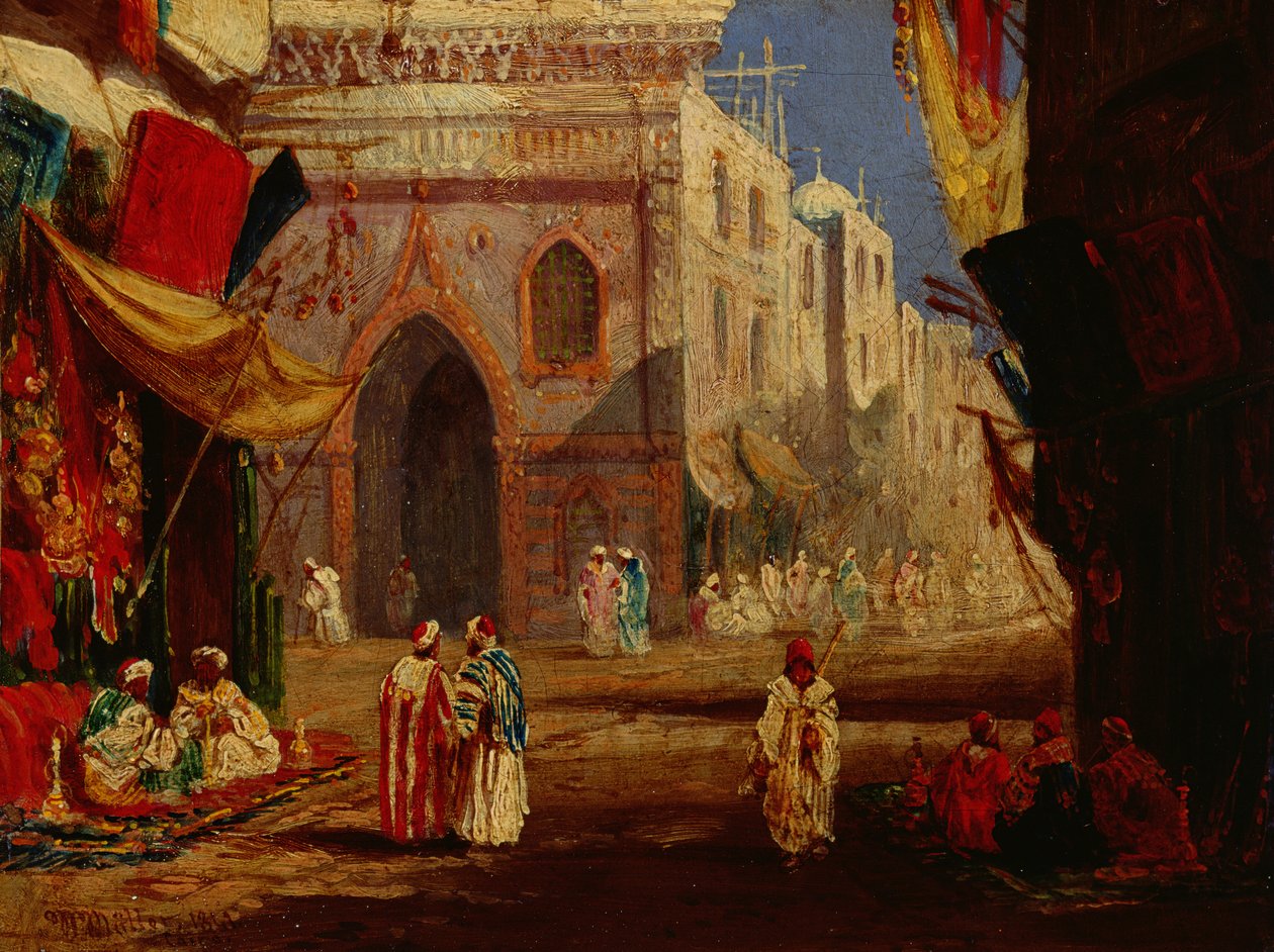 A Street no Cairo de William James Muller