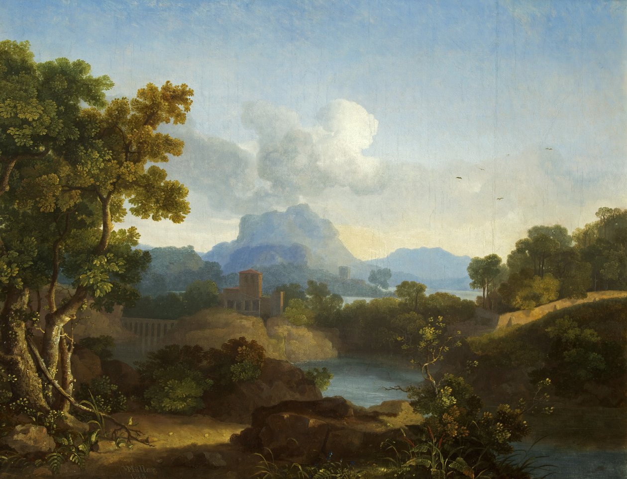 Paisagem Clássica de William James Muller