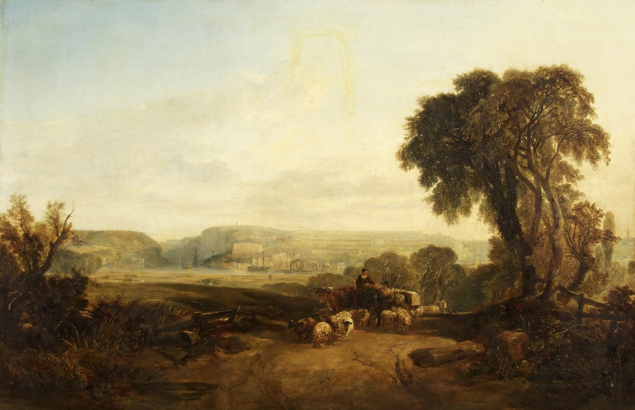 Clifton de Ashton Meadows, possivelmente 1833 (óleo sobre tela) de William James Muller