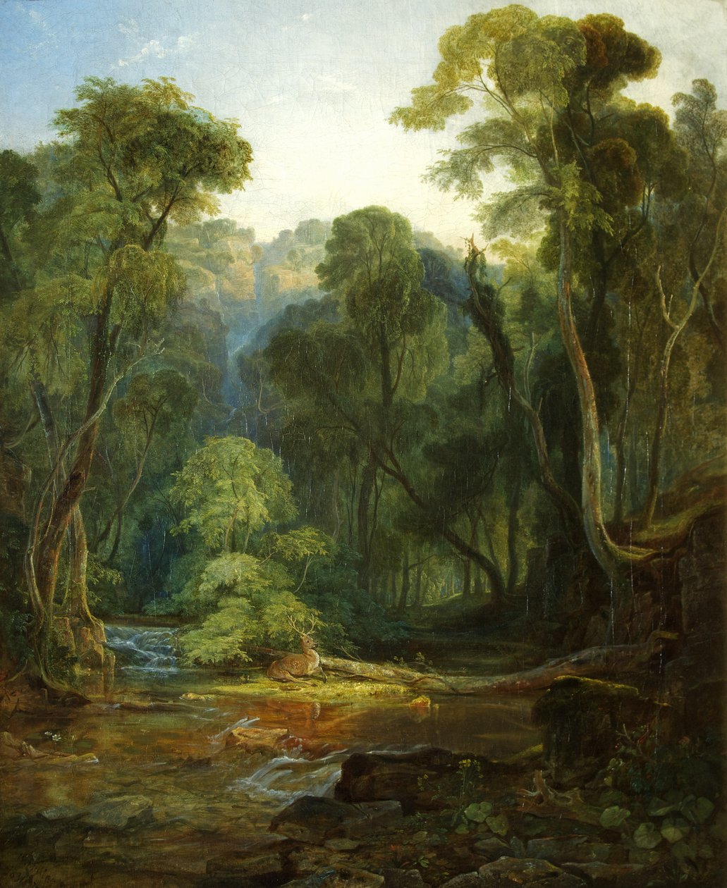 Coombe Glen, perto de Bristol de William James Muller